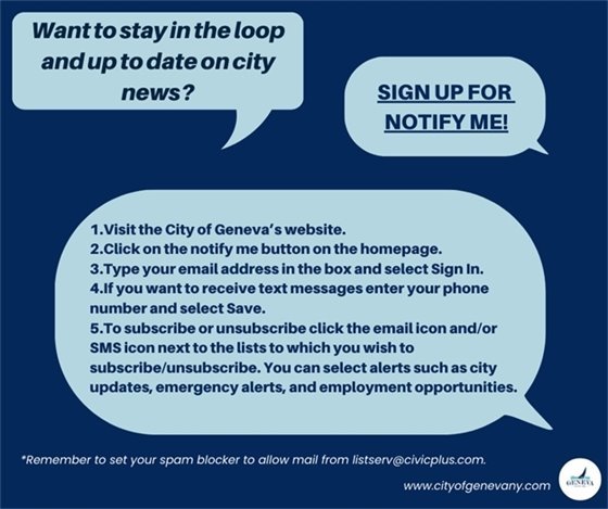 notification sign up