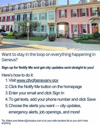 notification sign up