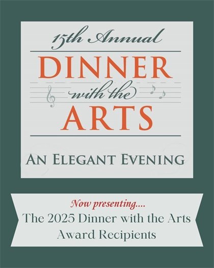 dinner with the arts event April 6th