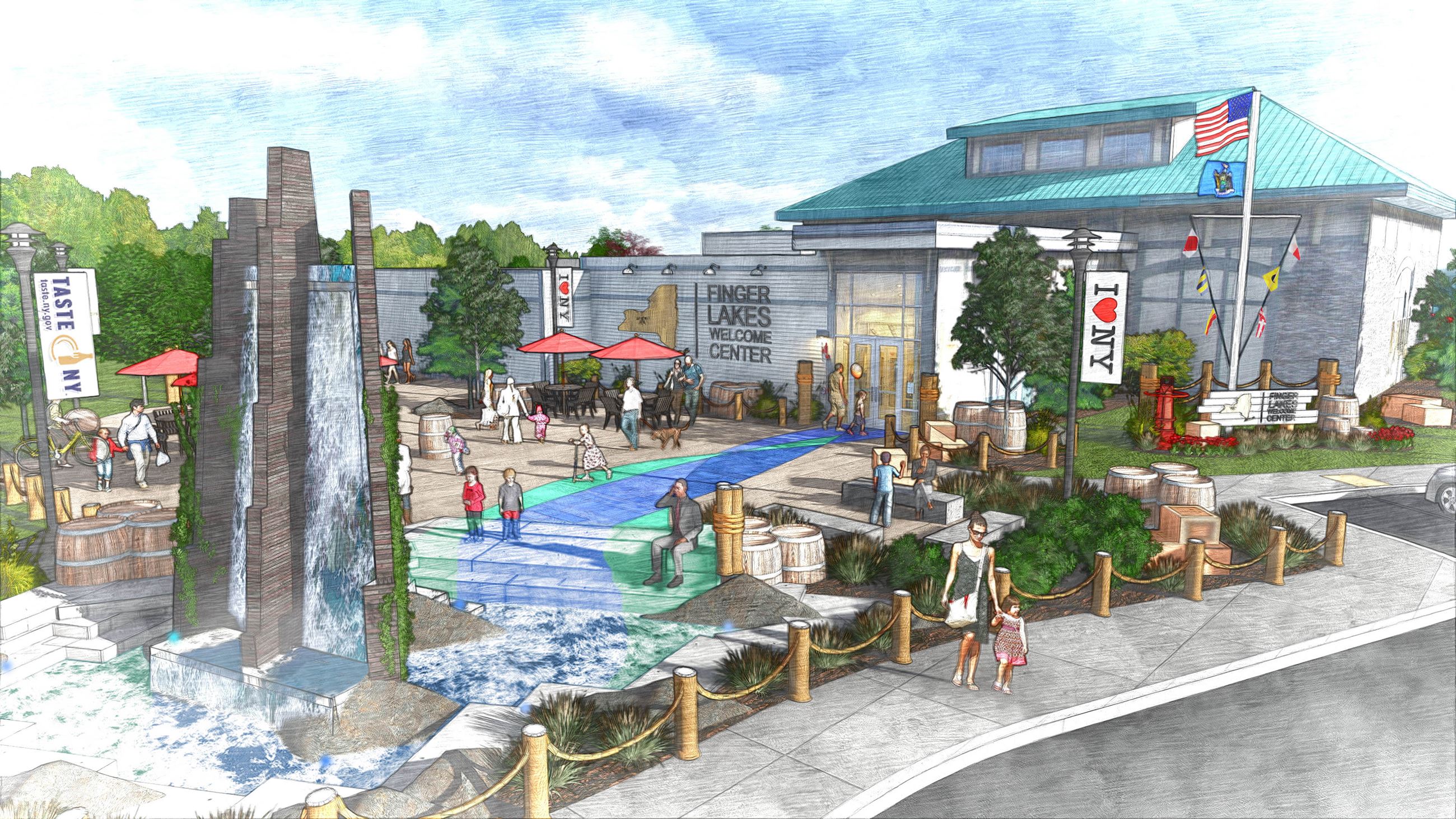 Finger Lakes Welcome Center Rendering