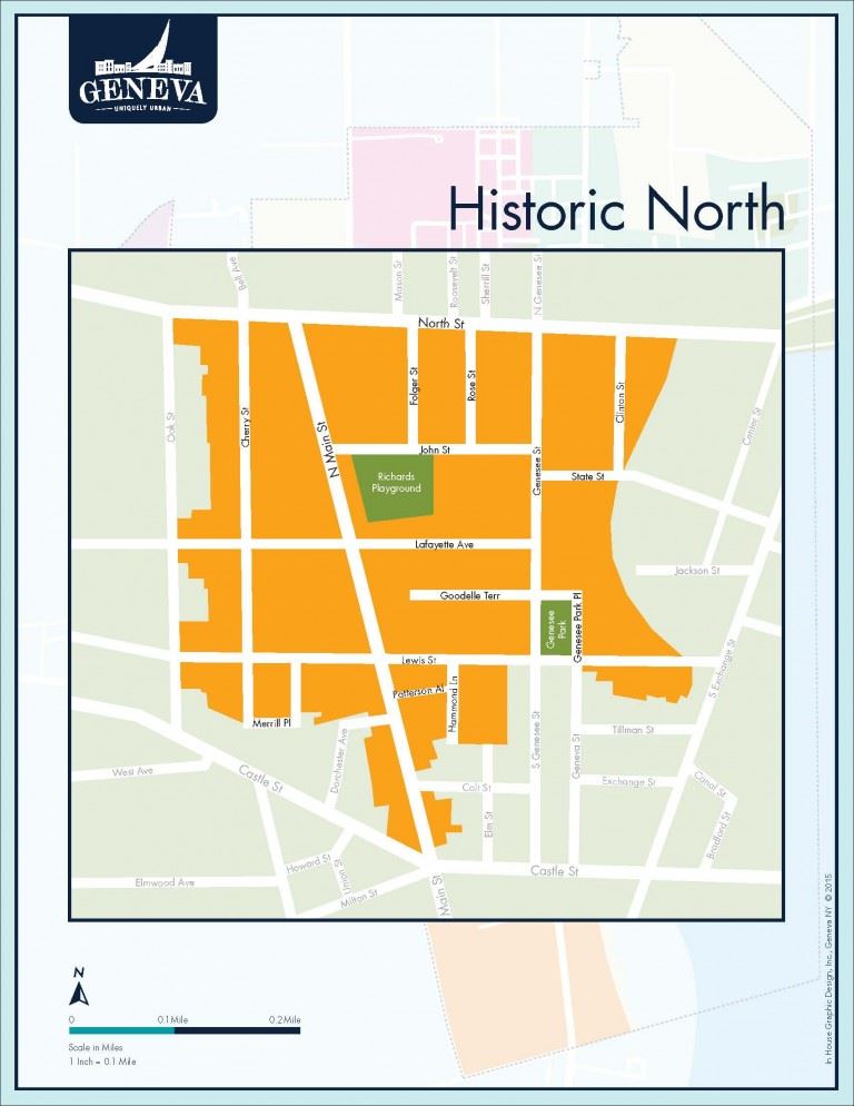 Historic North Neighborhood Map (PDF) Opens in new window