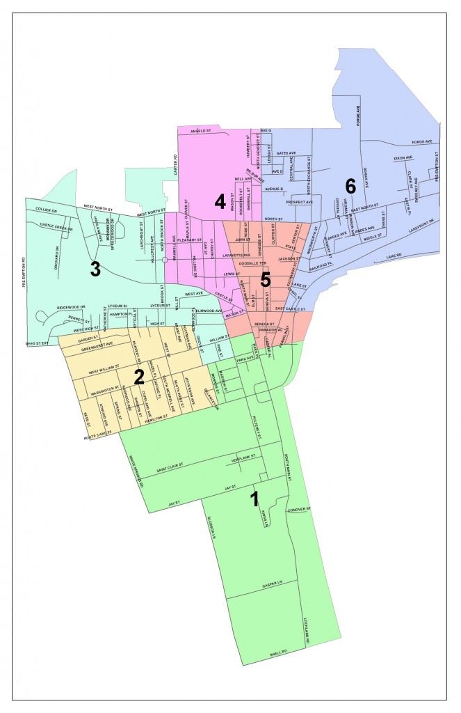 City of Geneva Wards Map